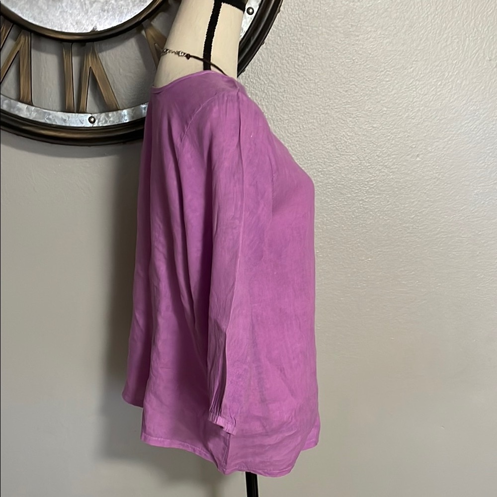 TERZO MILLENNIO Purple Women's Top - Picture 3 of 7